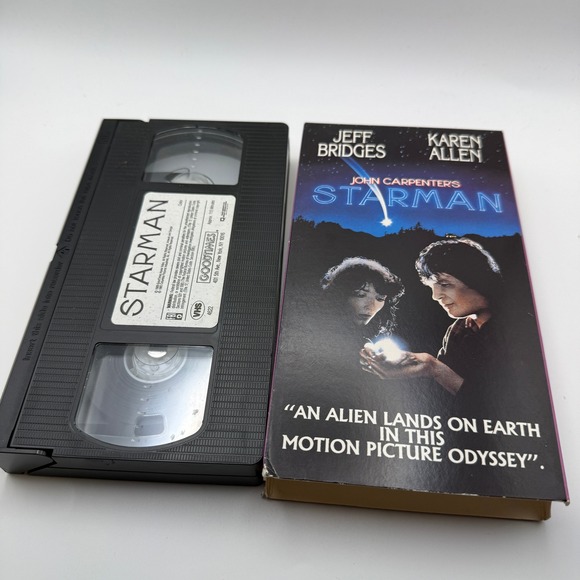 GoodTimes Home Video Other - Starman VHS John Carpenter Jeff Bridges Karen Allen 1989 GoodTimes 4622 Sci-Fi